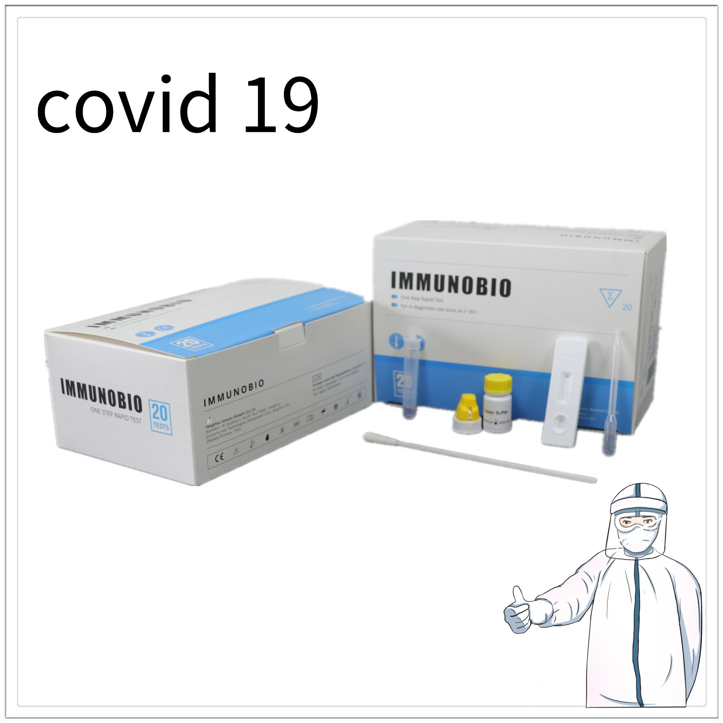 Immunobio SARS-COV-2 Antigen Rapid Test Kit rekisteröity ITSETESTIksi